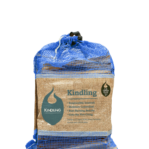 Kindling wood fire-starting wood sticks - single net bag